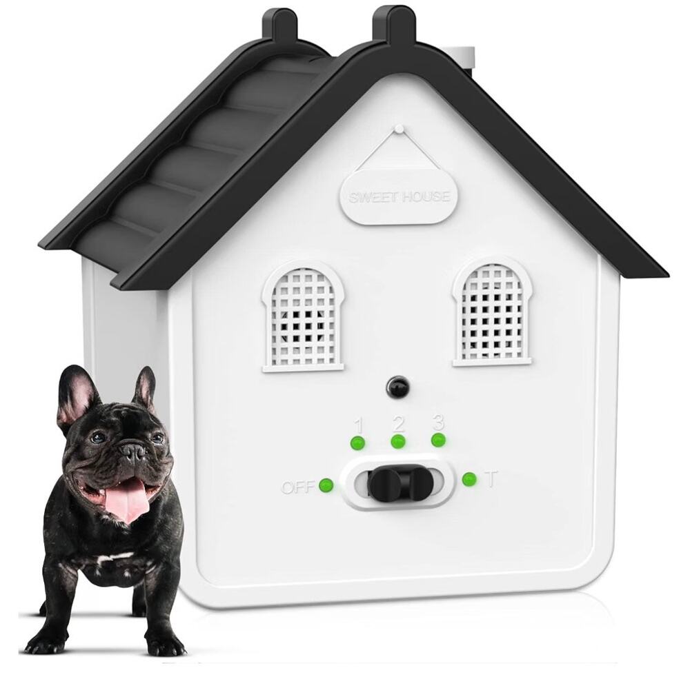 Humutan Ultrasonic Anti Barking Device Dog Bark Control Up to 50 Ft NIB